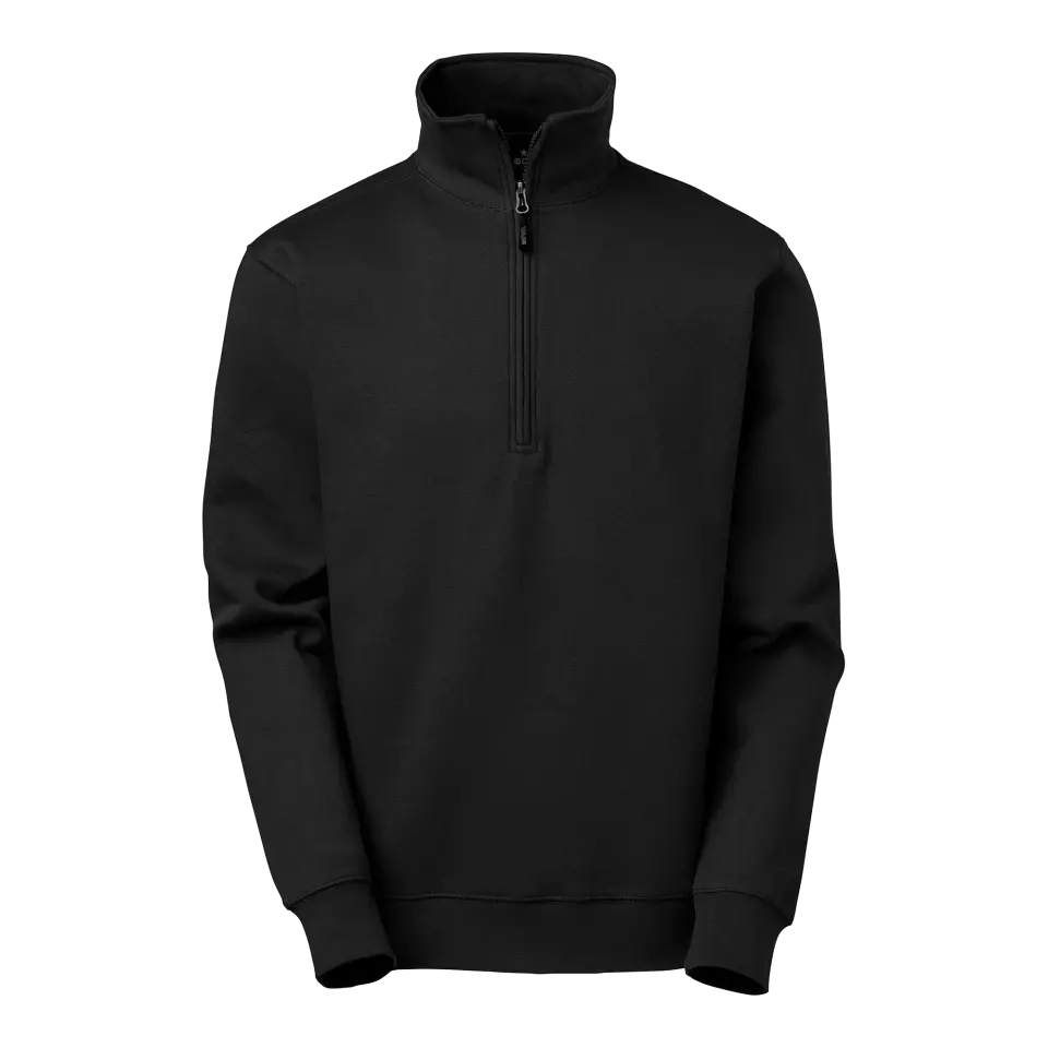 South West 1000223001, Stewart Half-Zip Sweatshirt, Black, image 1, gallery thumbnail