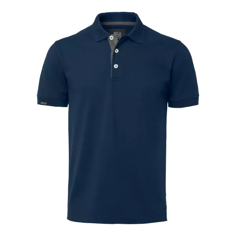 1000213954, South West Weston Herren-Poloshirt, Marine/Grau