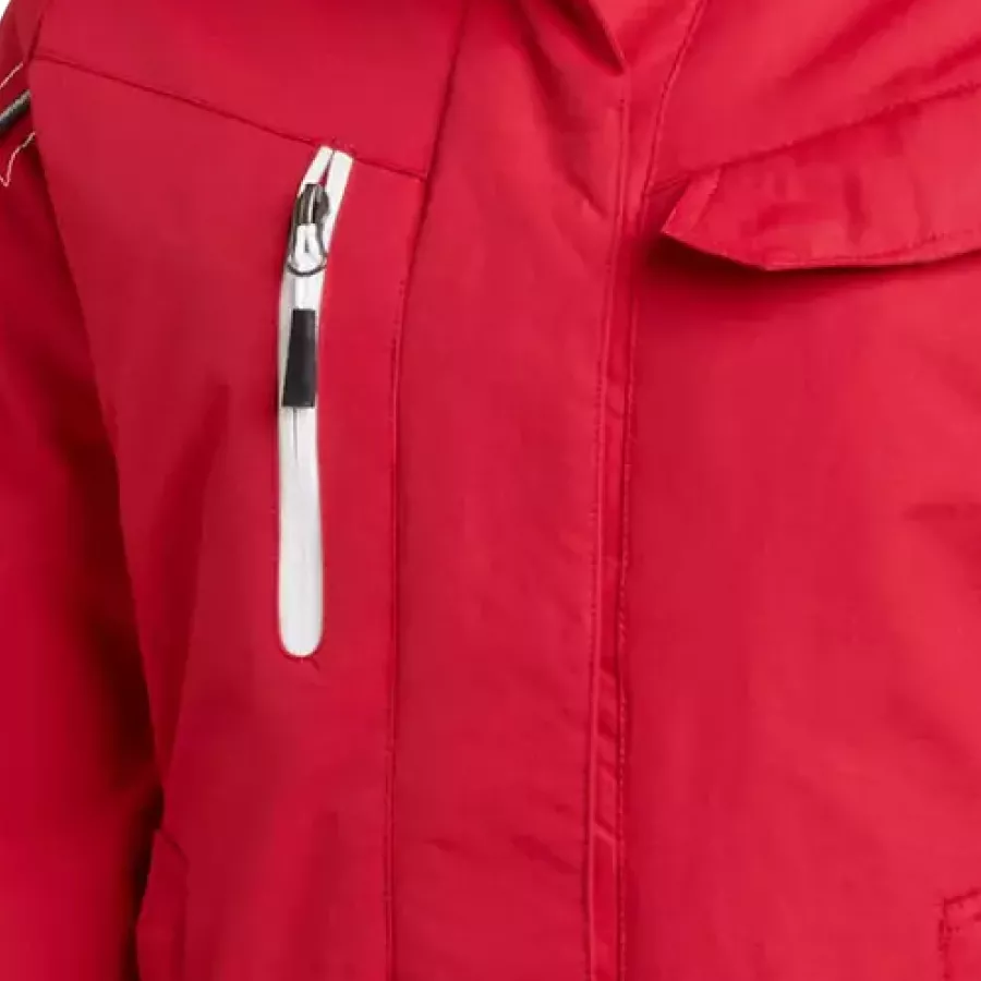 **Chest Pocket** keeps your essentials close at hand without compromising the jacket’s sleek design.