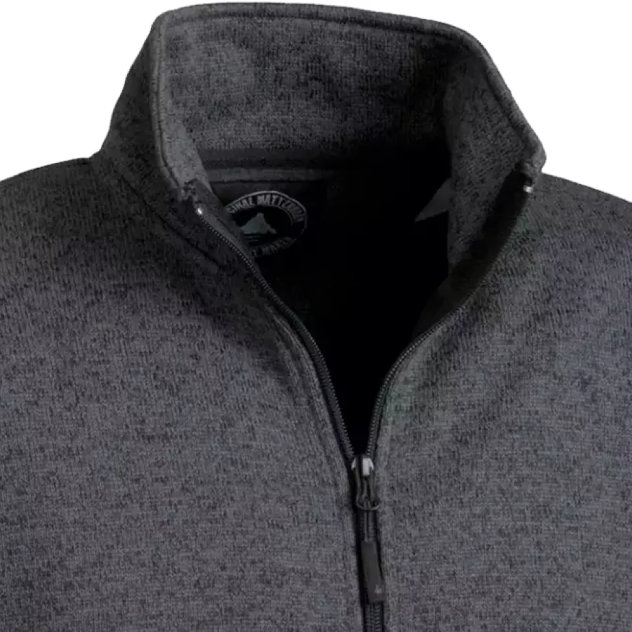 **Stand-Up Collar** adds cozy neck warmth while giving the jacket a clean, modern look.