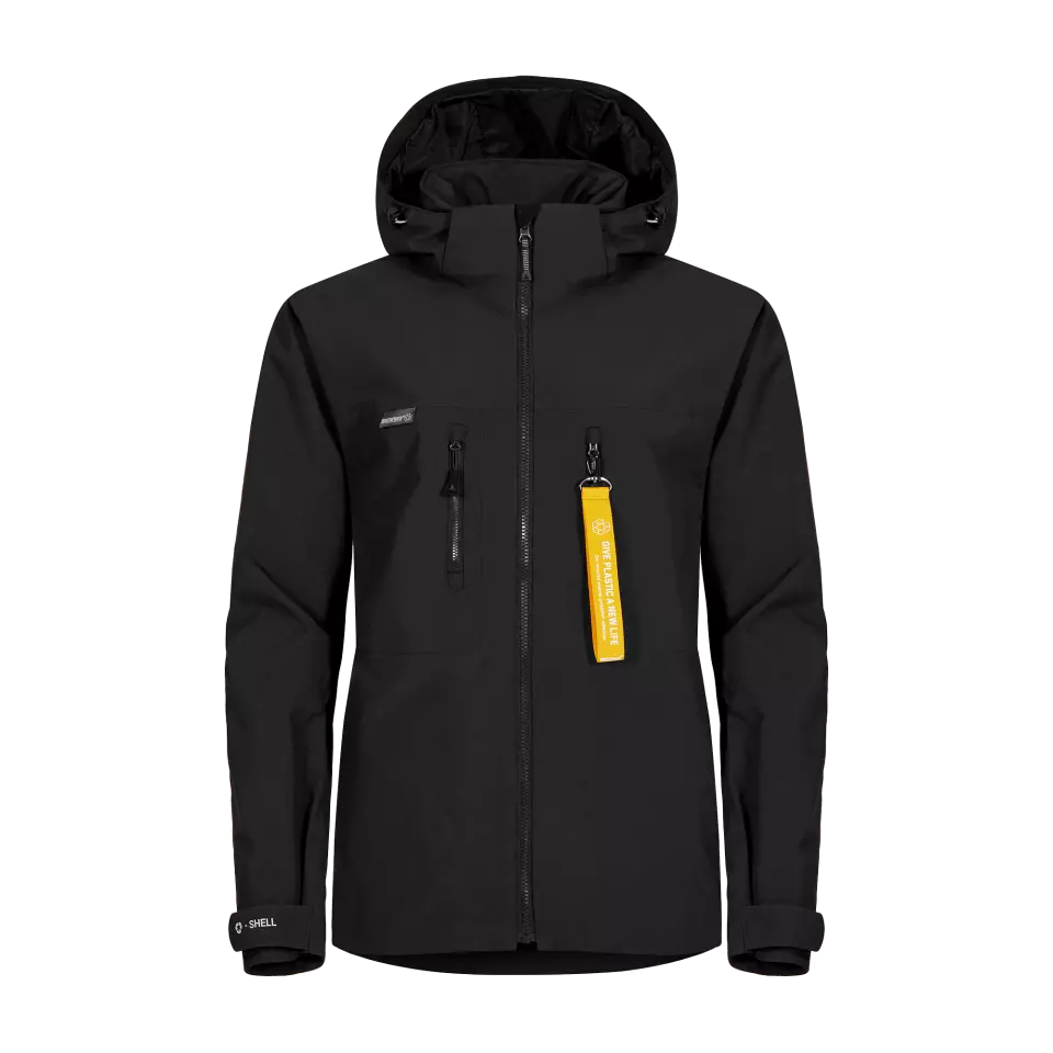 Matterhorn 1000768001, Habeler Damen Shell-Jacke, Schwarz