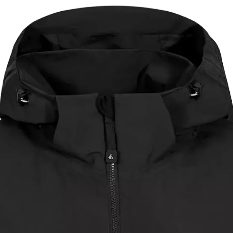 **Abnehmbare Kapuze** bietet Ihnen flexiblen Schutz, der sich an wechselnde Bedingungen anpasst.