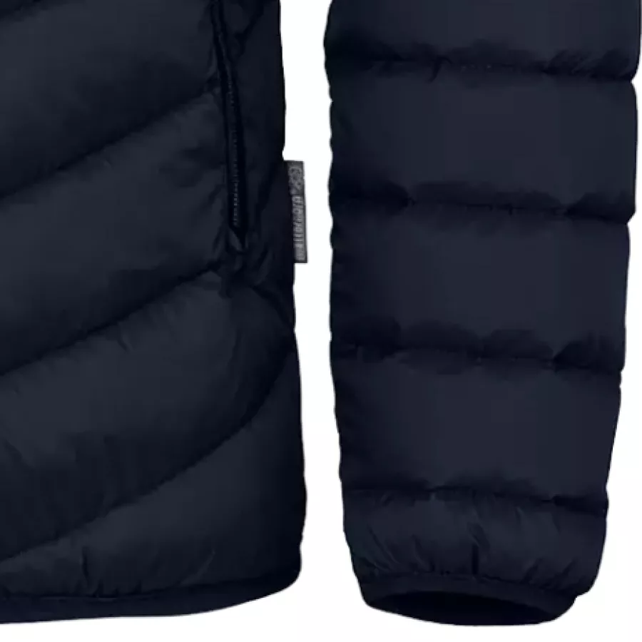 **Elastic Cuffs** provide a snug, comfortable fit that helps retain warmth without restricting motion.