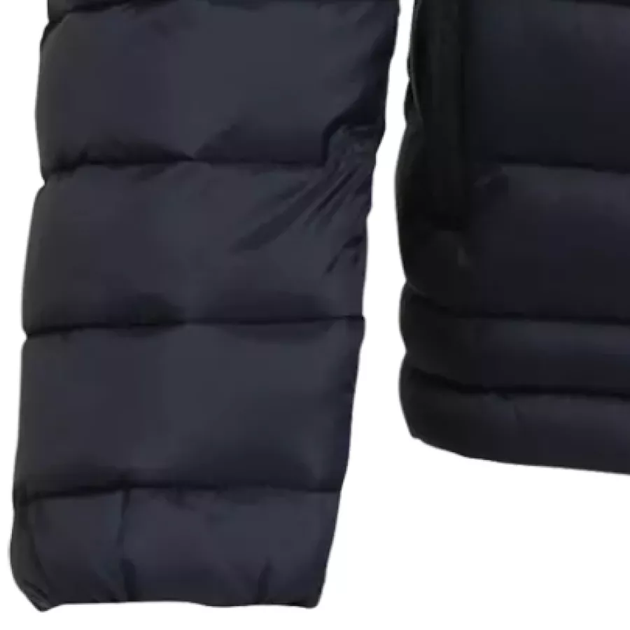 **Elastic Cuffs** trap warmth and keep cold drafts out for a cozy fit.
