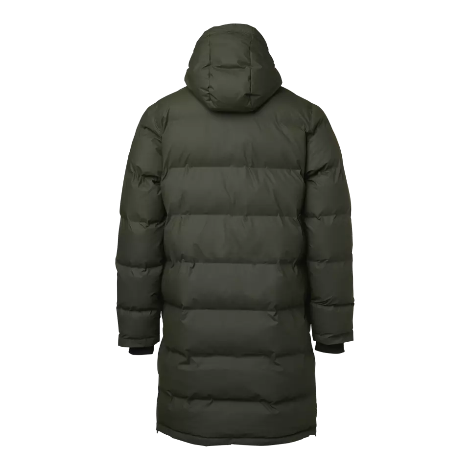 Matterhorn 1001866303, Shanna Lång vadderad kappa med huva, mörk oliv, image 2, gallery thumbnail