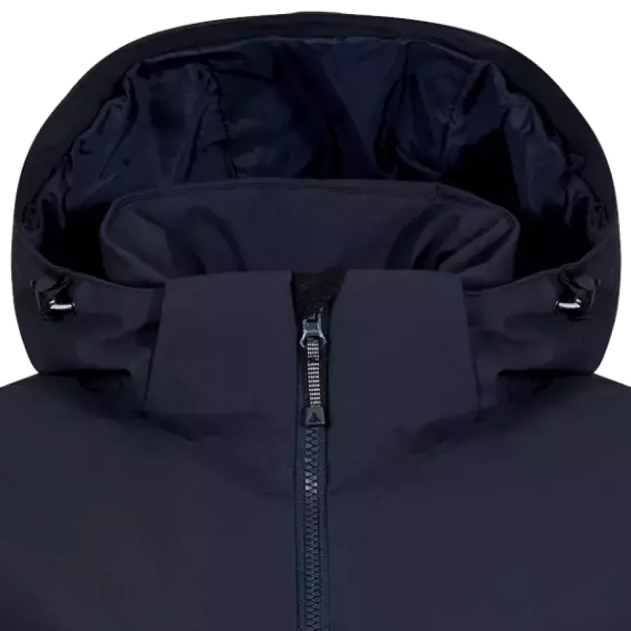 **Abnehmbare Kapuze** bietet Ihnen flexiblen Schutz, sodass Sie Ihre Jacke an wechselnde Bedingungen und Ihren persönlichen Stil anpassen können.