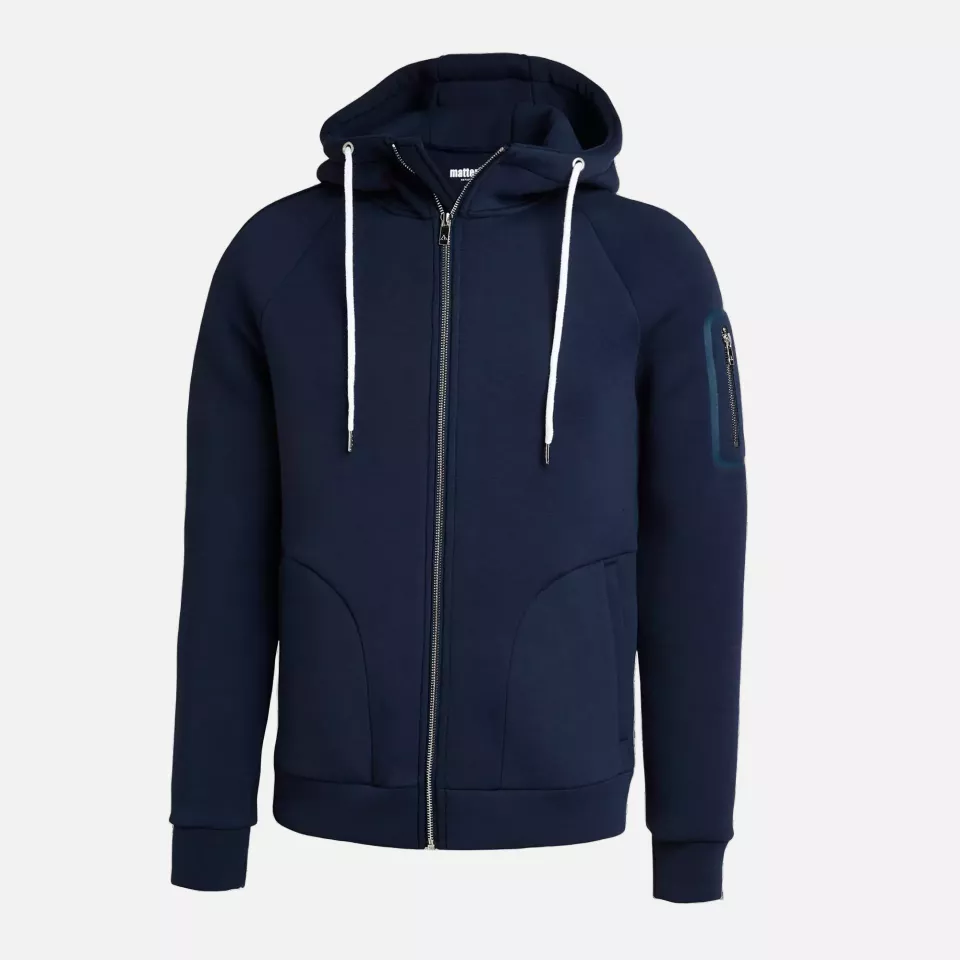 Matterhorn 1000816403, Paccard Full-Zip Hoodie, Navy, image 1, gallery thumbnail