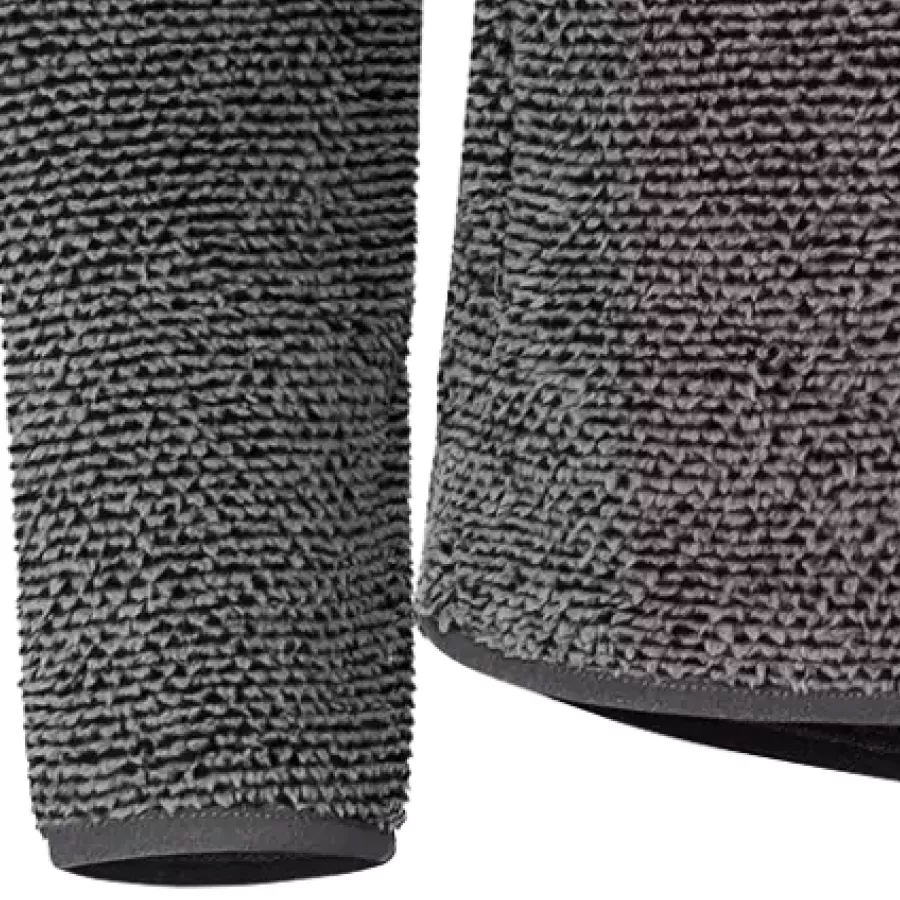 **Elastische Bündchen** schließen die Wärme ein und passen sich komfortabel Ihren Bewegungen an – für einen angenehmen, sicheren Sitz.