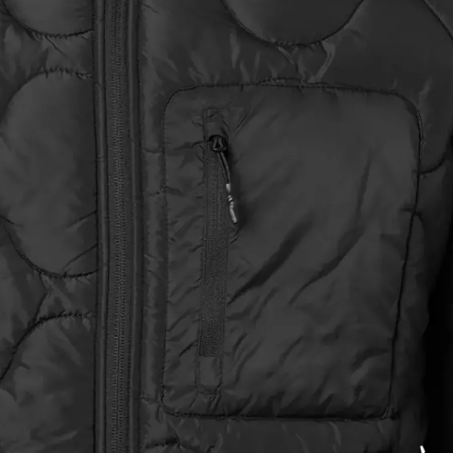 **Chest Pocket** keeps essentials close and easily accessible on the go.