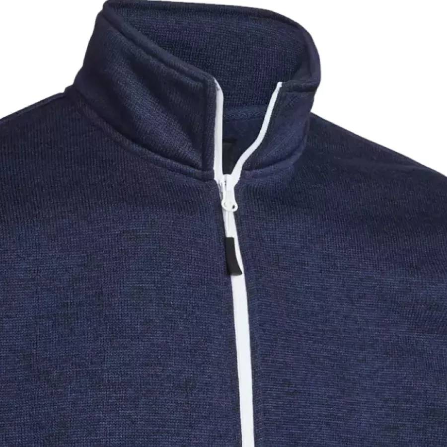 **Stand-Up Collar** adds cozy neck warmth while giving the jacket a clean, modern look.