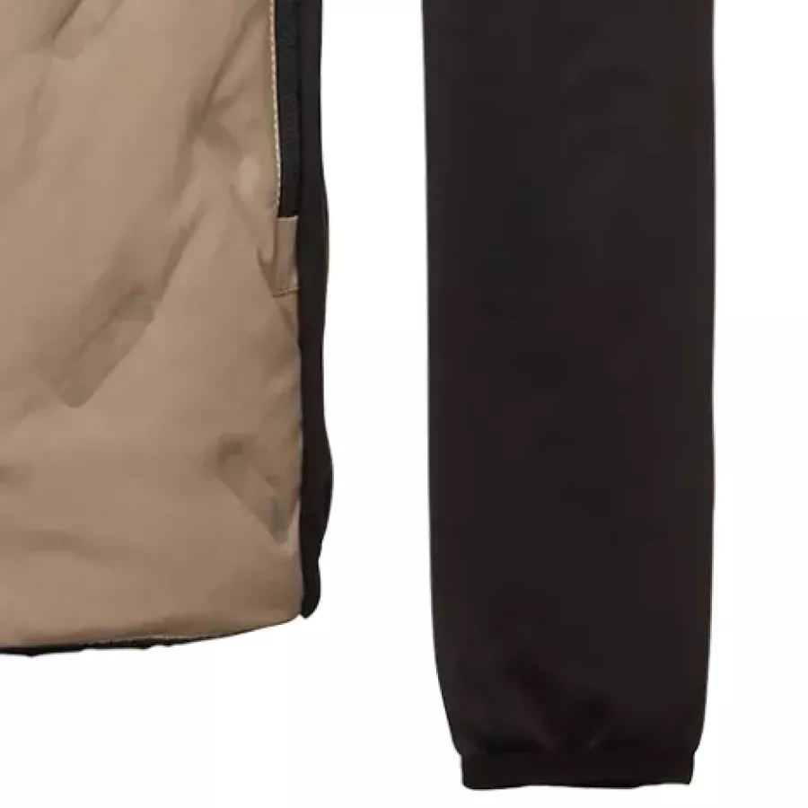 **Elastische Bündchen** sorgen für einen eng anliegenden, bequemen Sitz, der hilft, die Wärme zu halten, ohne die Bewegungsfreiheit einzuschränken.