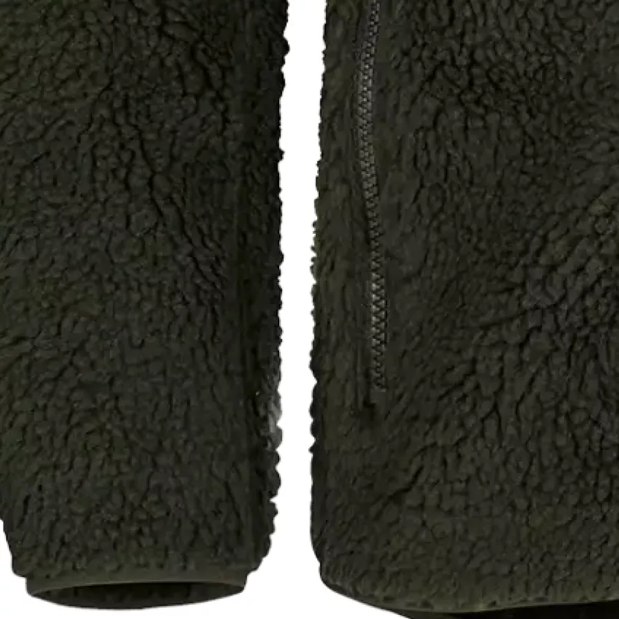 **Elastische Bündchen** schließen die Wärme ein und sorgen für einen passgenauen Sitz, der auch bei Bewegung den ganzen Tag über bequem bleibt.