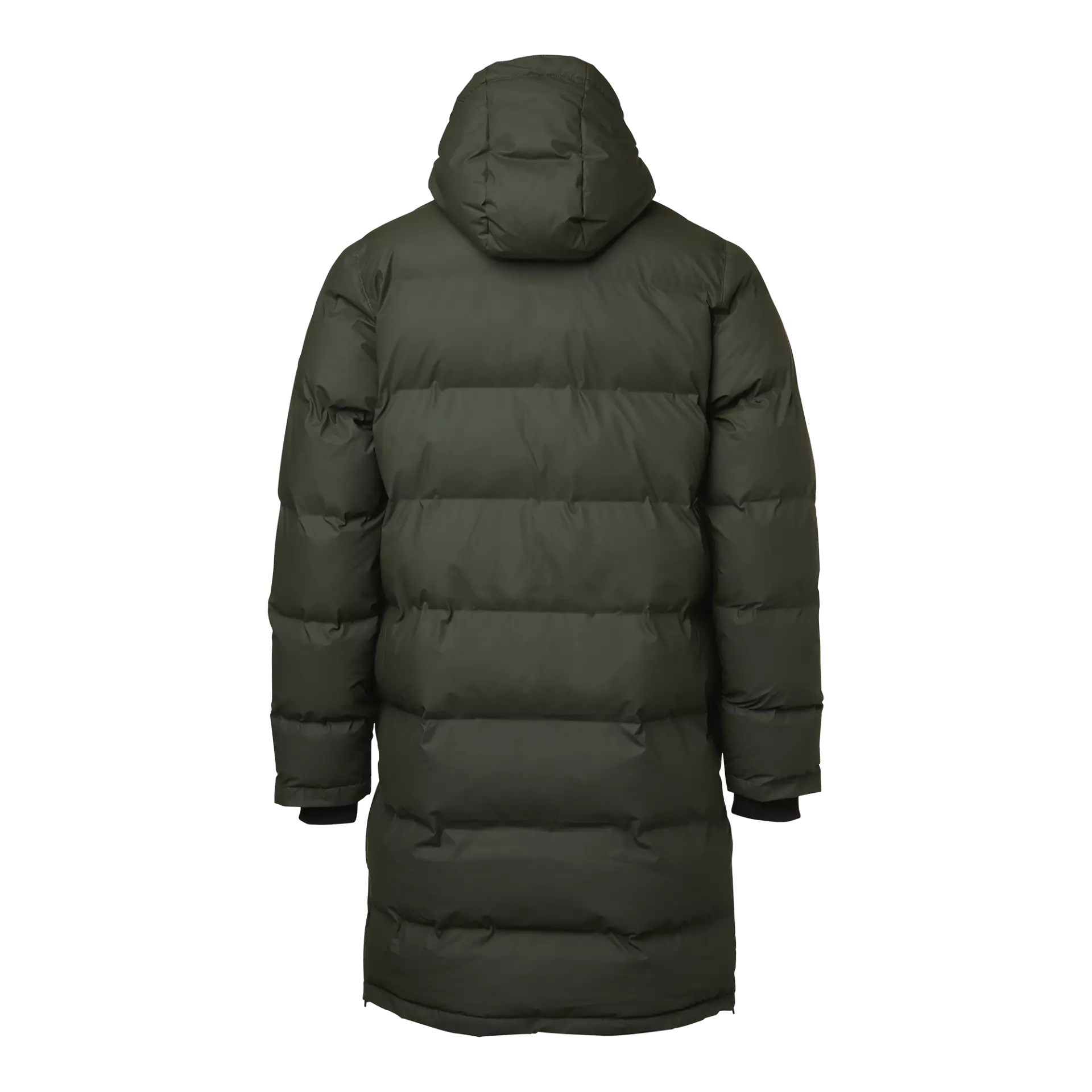 Matterhorn 1001866303, Shanna Lång vadderad kappa med huva, mörk oliv, image 2