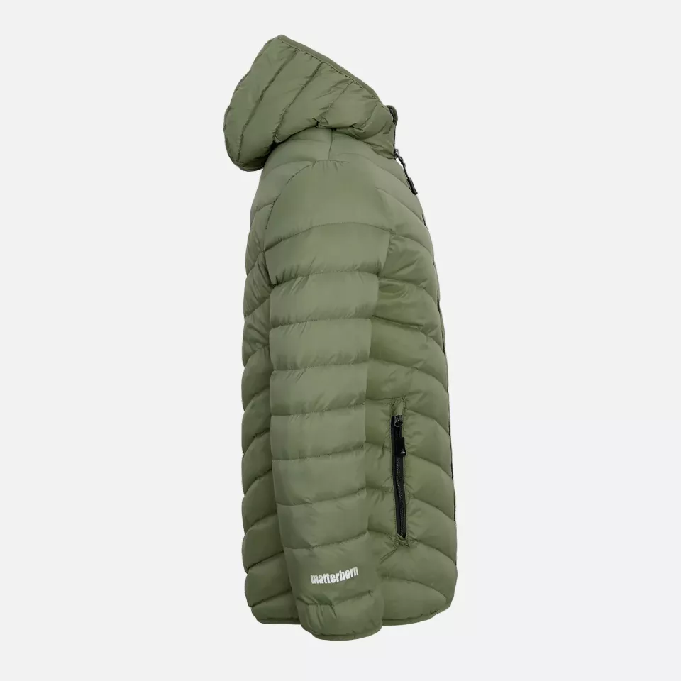 Matterhorn 1000813305, Frost Hooded Padded Jacket, Olive, image 3, gallery thumbnail