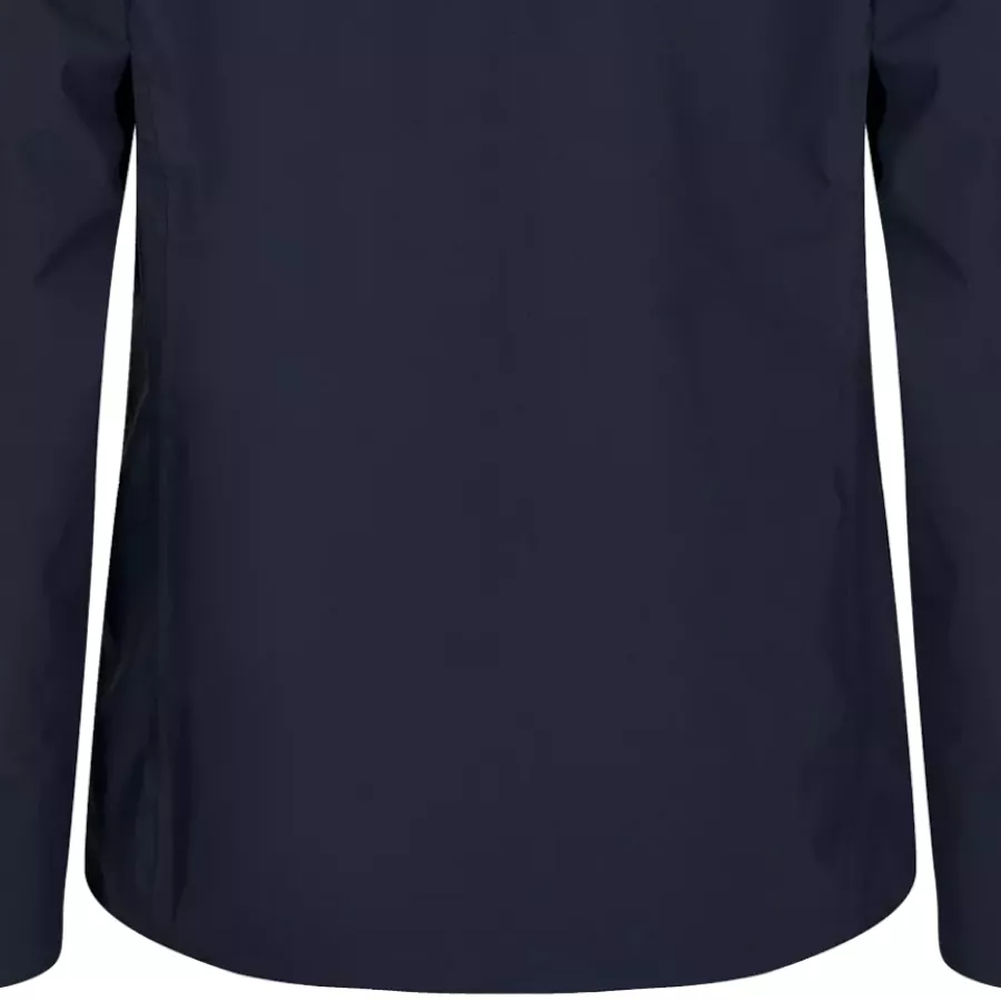 **Verlängerter Rücken** bietet zusätzliche Abdeckung, damit Sie beim Bücken, Bewegen oder Tragen mehrerer Schichten im Freien komfortabel geschützt bleiben.