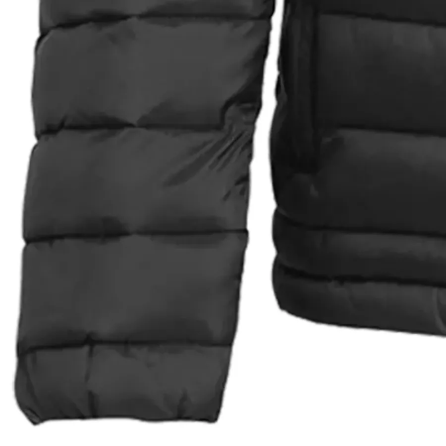 **Elastic Cuffs** trap warmth and keep cold drafts out for a cozy fit.