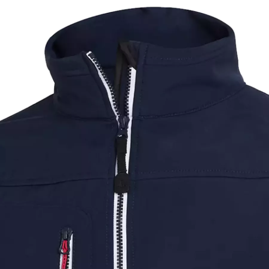 **Stand-Up Collar** offers cozy neck protection while maintaining a clean, modern look.