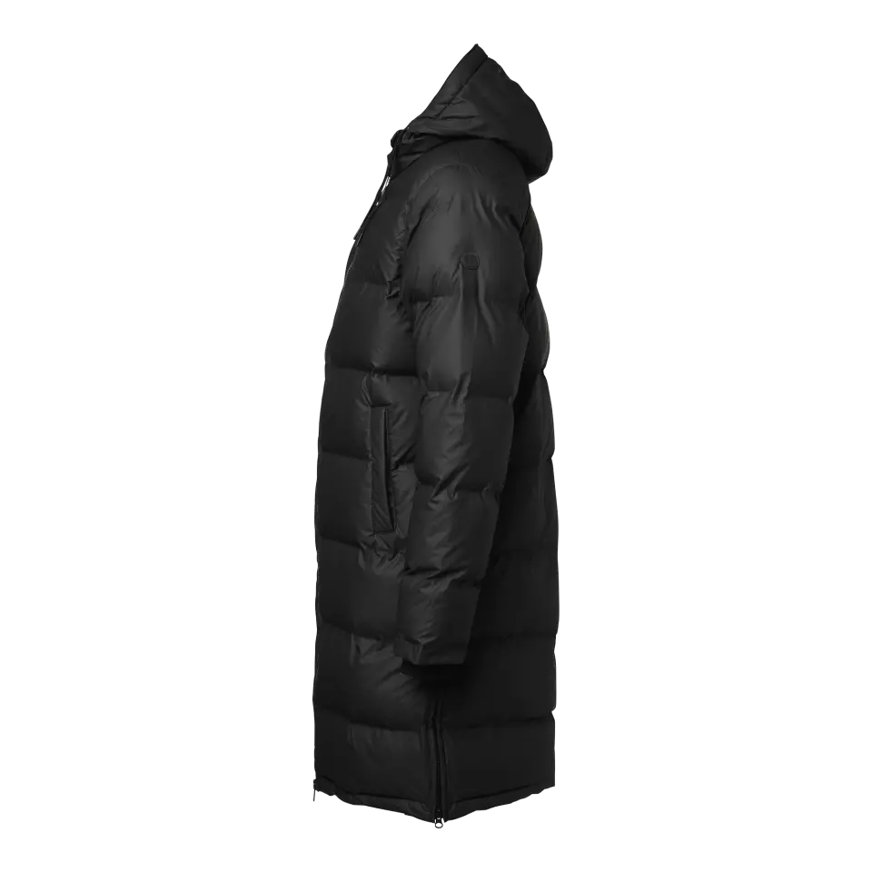 Matterhorn 1001866001, Shanna Lång vadderad kappa med huva, svart, image 4, gallery thumbnail