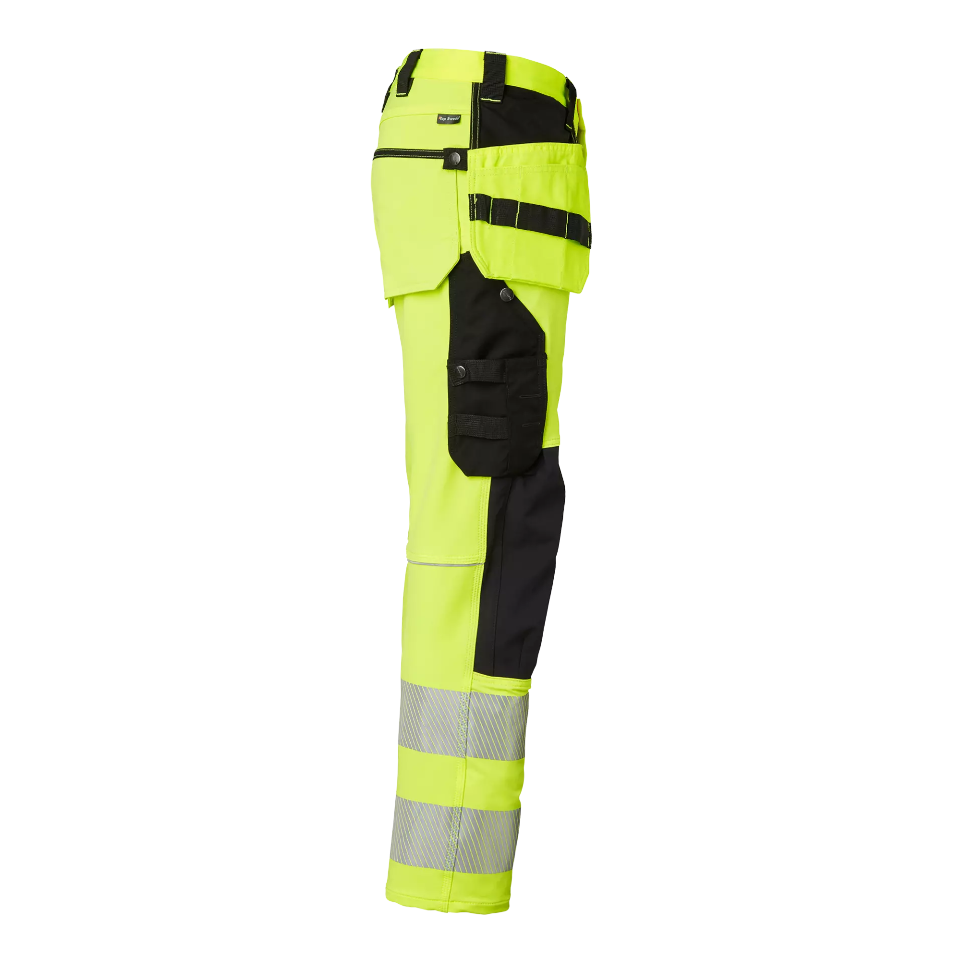 Top Swede 1000883982, Craftsmen Trousers High-Visibility, High Vis Yellow/Black, image 3