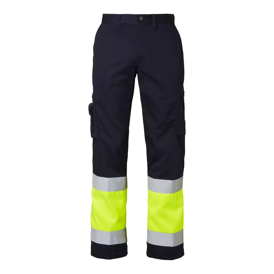Top Swede 1000824960, Work Trousers High-Visibility, Navy/High Vis Yellow, image 1, gallery thumbnail
