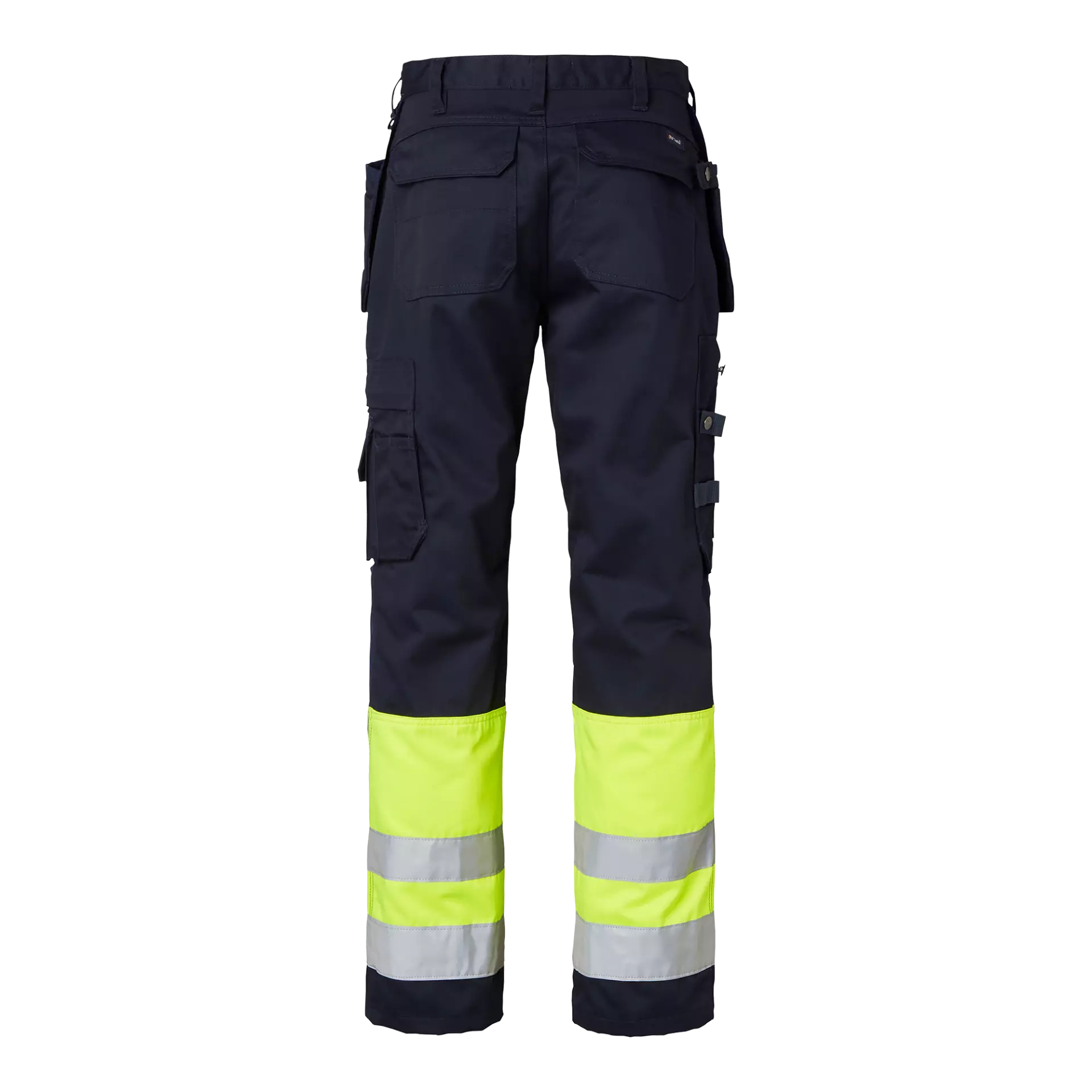 Top Swede 1000825960, Craftsmen Trousers High-Visibility, Navy/High Vis Yellow, image 2