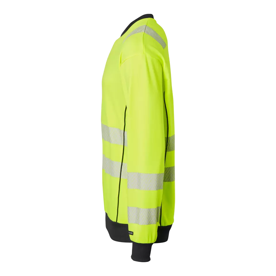 Top Swede 1000740712, High-Visibility Sweatshirt, High Vis Yellow, image 4, gallery thumbnail
