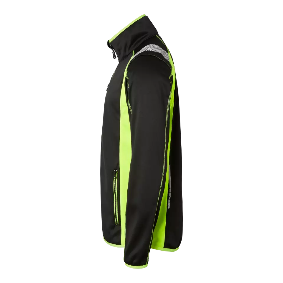 Top Swede 1000869914, Sweatjacke, Schwarz/Leuchtgelb, image 4, gallery thumbnail