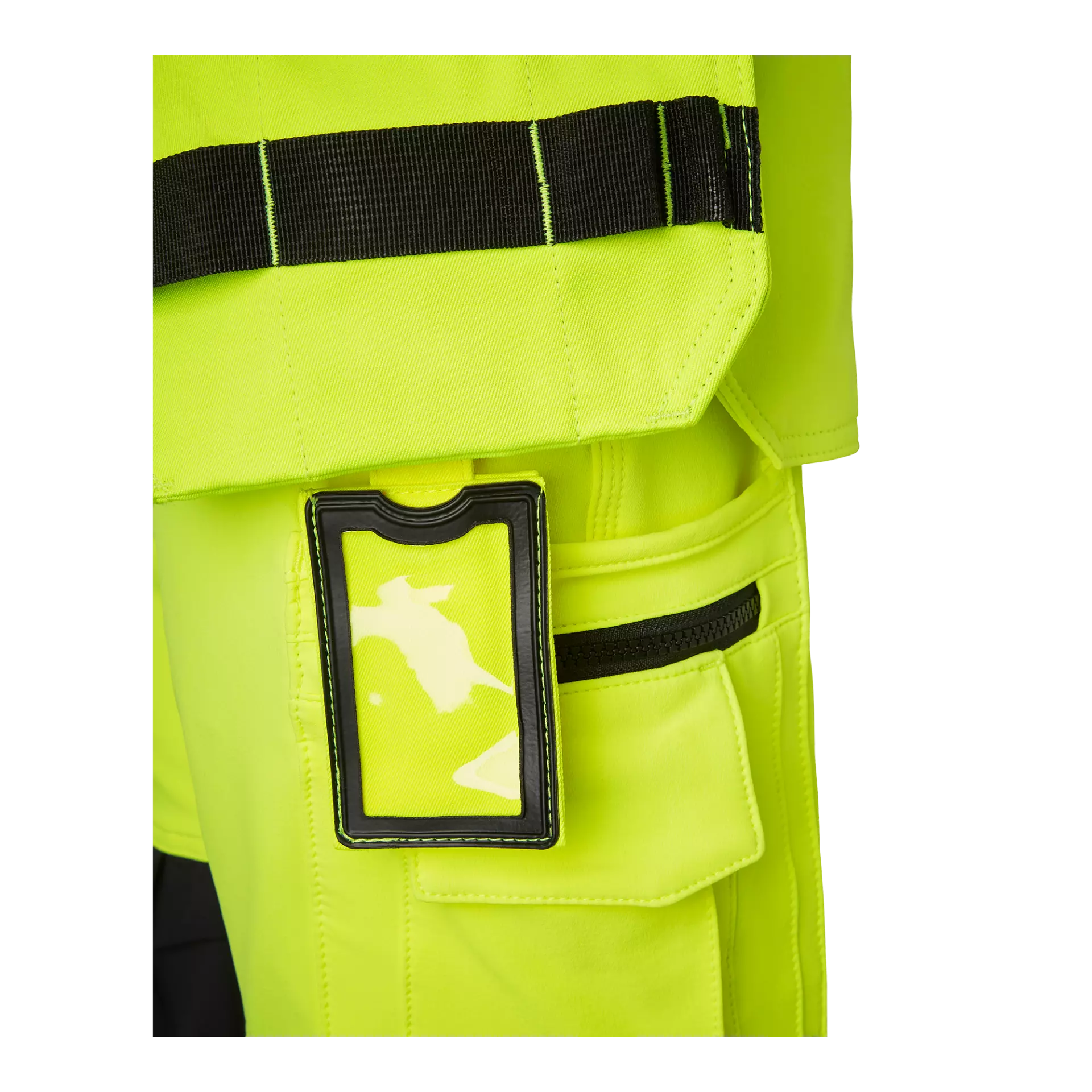 Top Swede 1000883982, Craftsmen Trousers High-Visibility, High Vis Yellow/Black, image 5