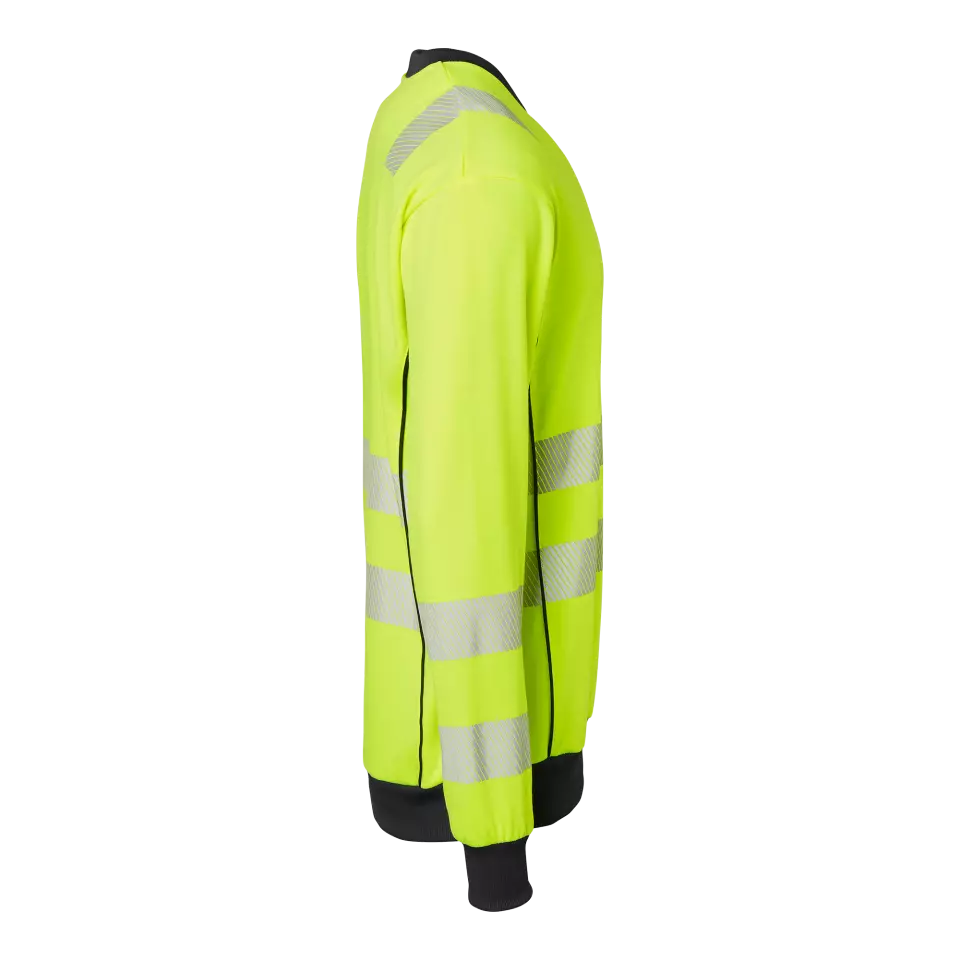 Top Swede 1000740712, High-Visibility Sweatshirt, High Vis Yellow, image 3, gallery thumbnail