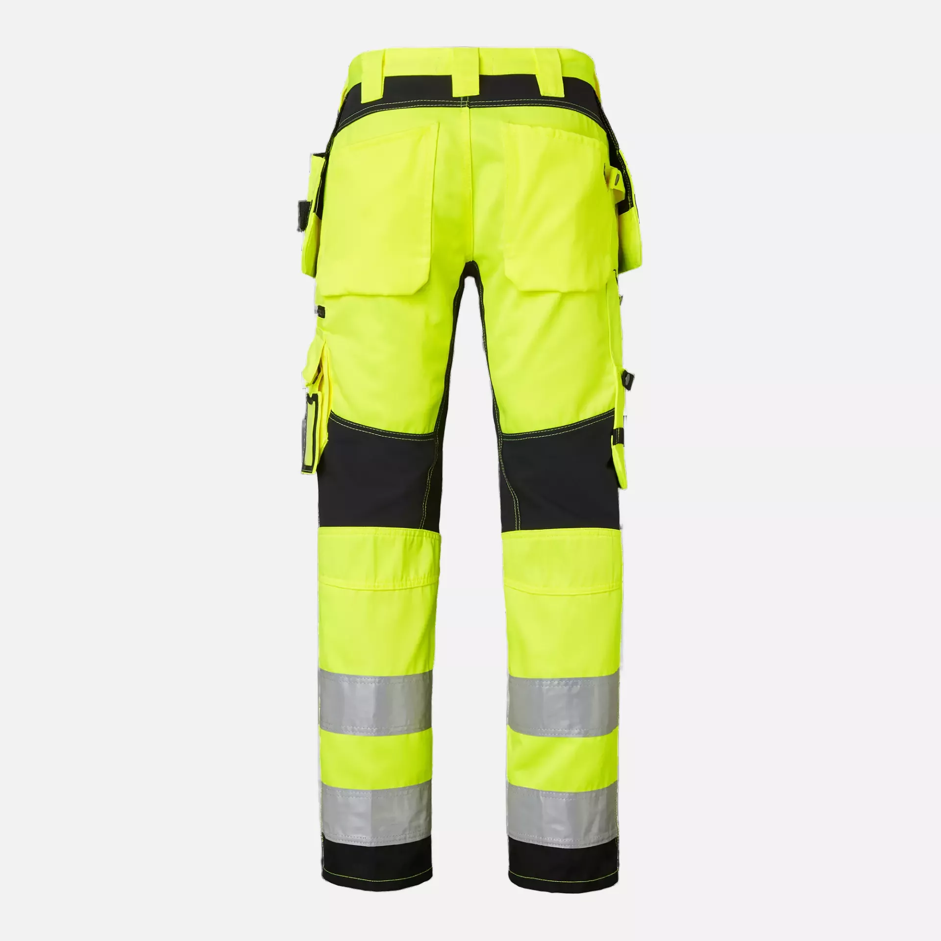 Top Swede 1000838982, Warnschutz-Handwerkerhose, Warnschutzgelb/Schwarz, image 2