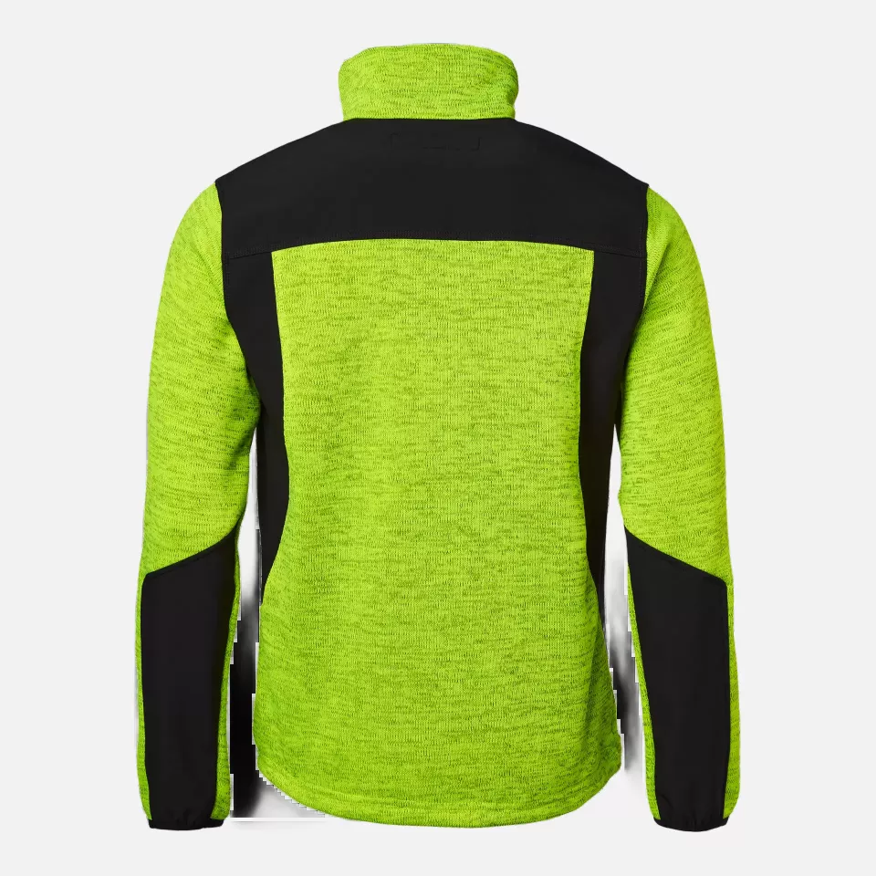 Top Swede 1000687981, Fleece Jacket, Yellow Melange/Black, image 2, gallery thumbnail