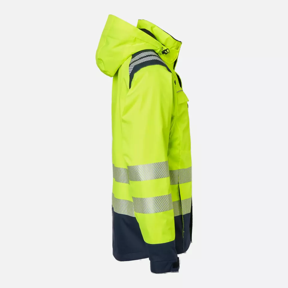 Top Swede 1000694983, Work Jacket, Yellow/Navy, image 3, gallery thumbnail