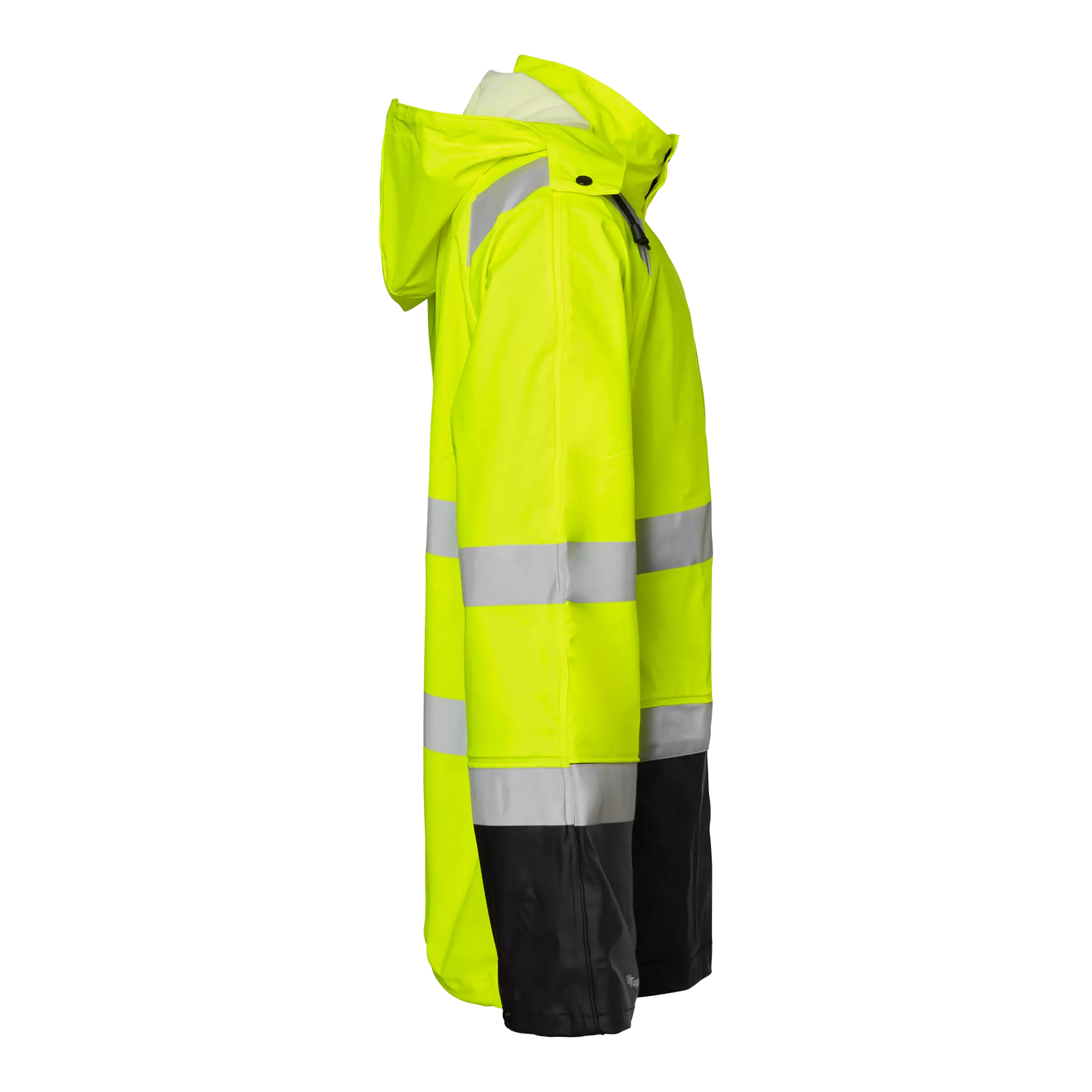 Top Swede 1000732982, High-Visibility Rain Jacket, High Vis Yellow/Black, image 3
