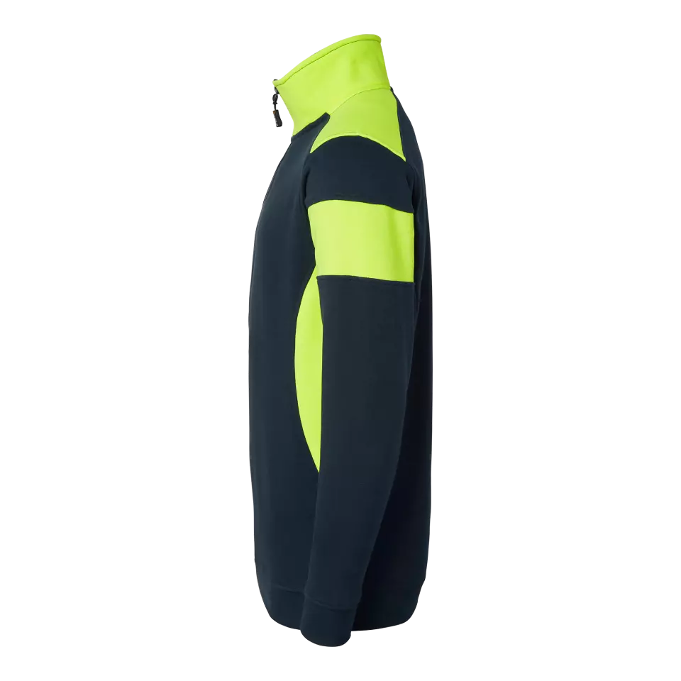 Top Swede 1000666960, Sweat Jacket, Navy/Yellow, image 4, gallery thumbnail