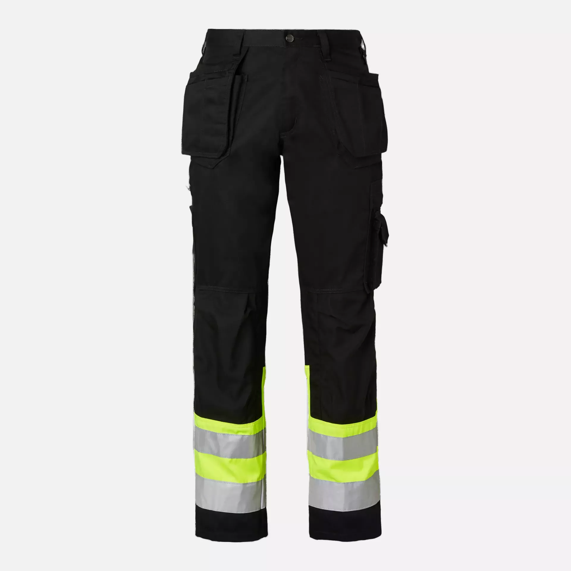 Top Swede 1000825914, Craftsmen Trousers High-Visibility, Black/High Vis Yellow, image 1