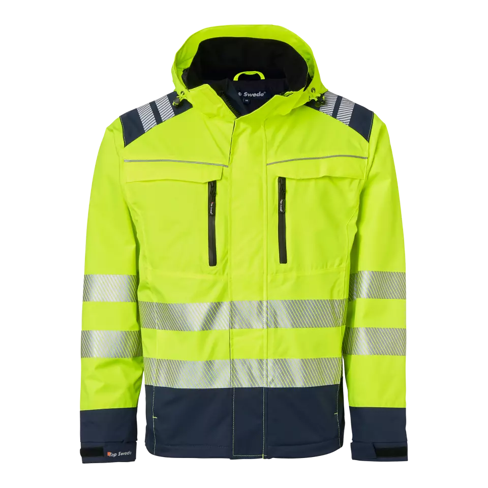 Top Swede 1000694983, Work Jacket, Yellow/Navy, image 1, gallery thumbnail