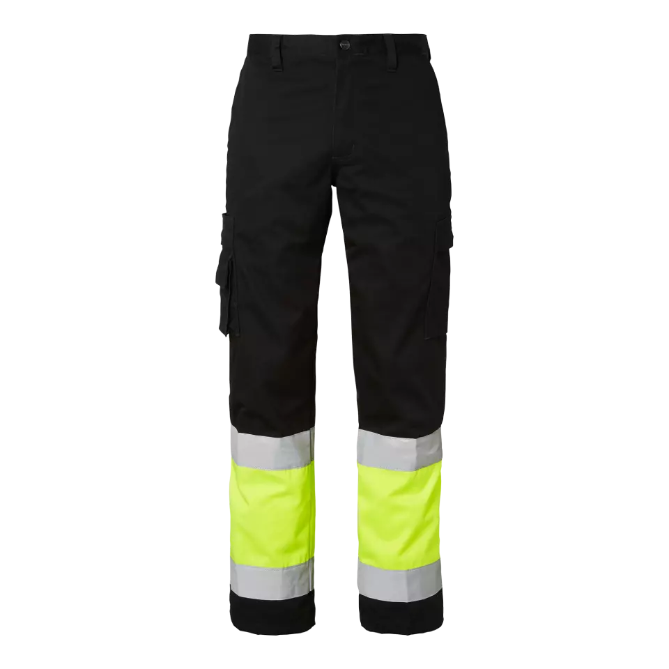Top Swede 1000824914, Trousers High-Visibility, Black/High Vis Yellow, image 1, gallery thumbnail