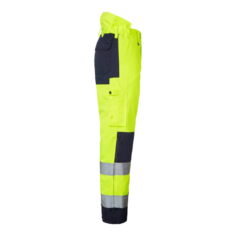Top Swede 1000915983, Winter Trousers Hi-Vis, Yellow/Navy, image 3, gallery thumbnail