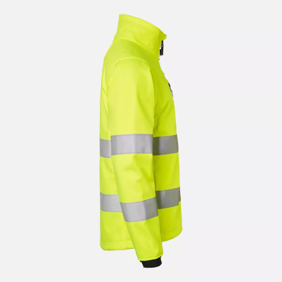 Top Swede 1000984712, High-Vis Softshell Jacket, High Vis Yellow, image 3, gallery thumbnail