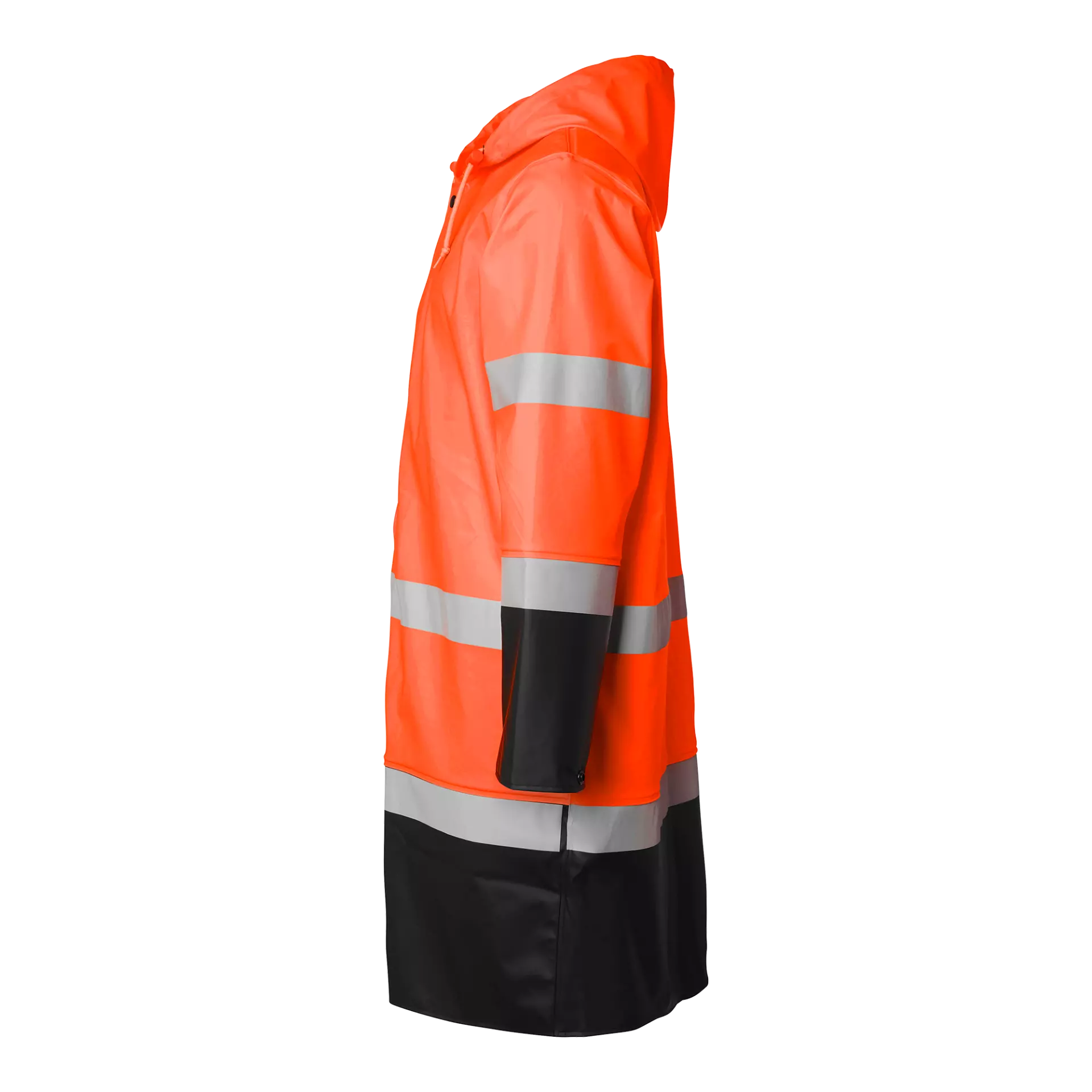 Top Swede 1000733990, Warnschutz-Regenmantel, Orange/Schwarz, image 4