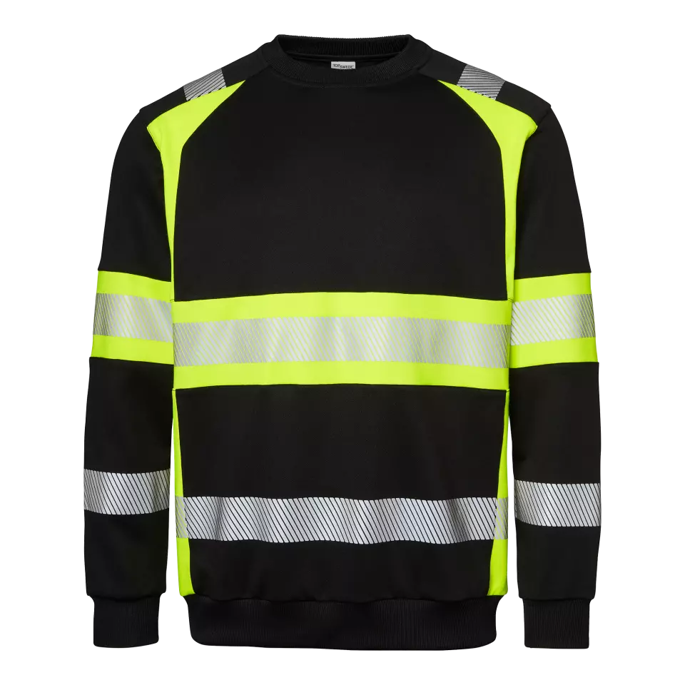 Top Swede 1001888914, Högsynlig sweatshirt, svart/gul, image 1, gallery thumbnail