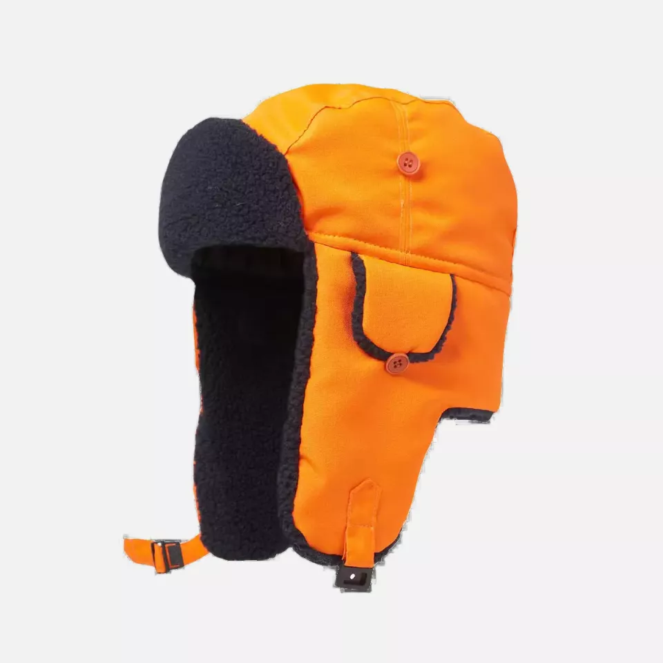 Top Swede 1001338811, M302 Scooter Hat, Fluorescent Orange/Black, image 1, gallery thumbnail