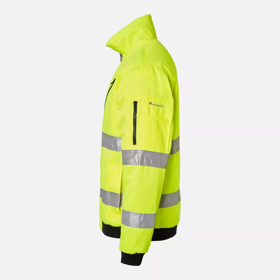 Top Swede 1000926712, Work Jacket, High Vis Yellow, image 4, gallery thumbnail