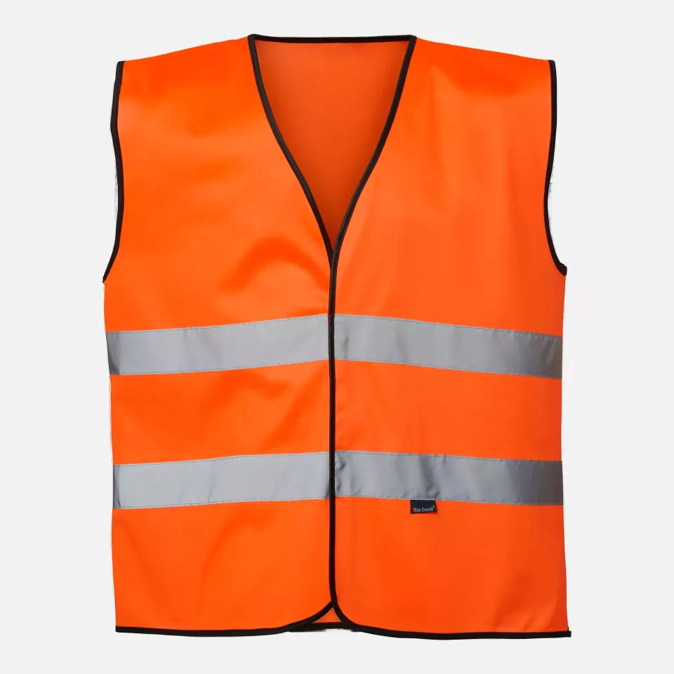 Top Swede 1000699811, High-Visibility Vest, Orange, image 1, gallery thumbnail
