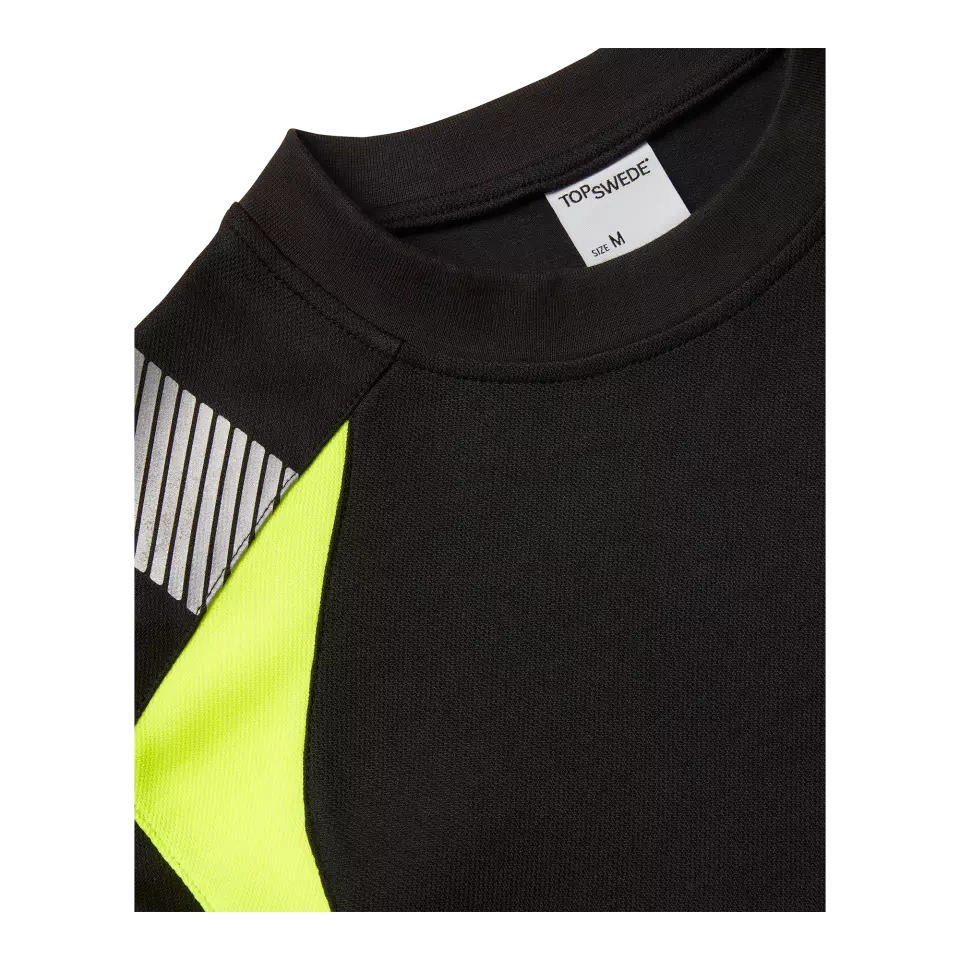 Top Swede 1001886914, 600 T-Shirt, Schwarz/Signalgelb, image 5, gallery thumbnail