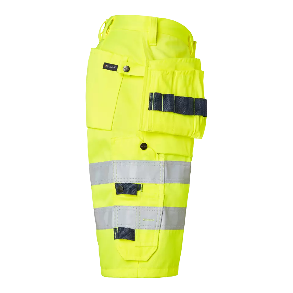 Top Swede 1000739712, Work Shorts, High Vis Yellow, image 3, gallery thumbnail