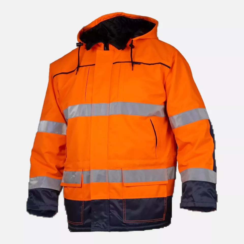 Top Swede 1000976991, Parka, High Vis Orange/Navy, image 1, gallery thumbnail