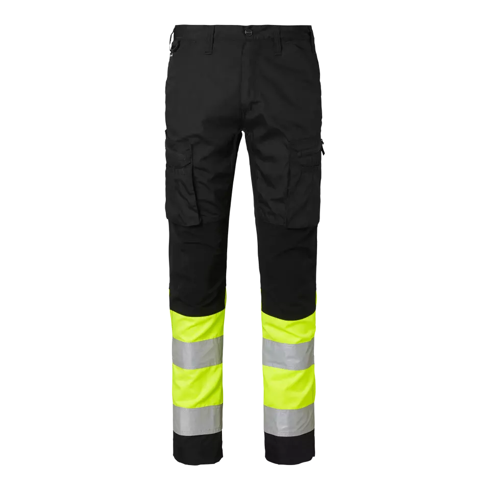 Top Swede 1000828914, Service Trousers High-Visibility, Black/High Vis Yellow, image 1, gallery thumbnail