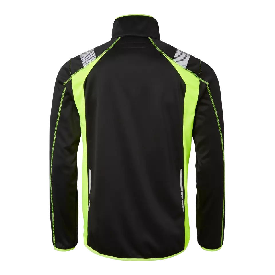 Top Swede 1000869914, Sweatjacke, Schwarz/Leuchtgelb, image 2, gallery thumbnail