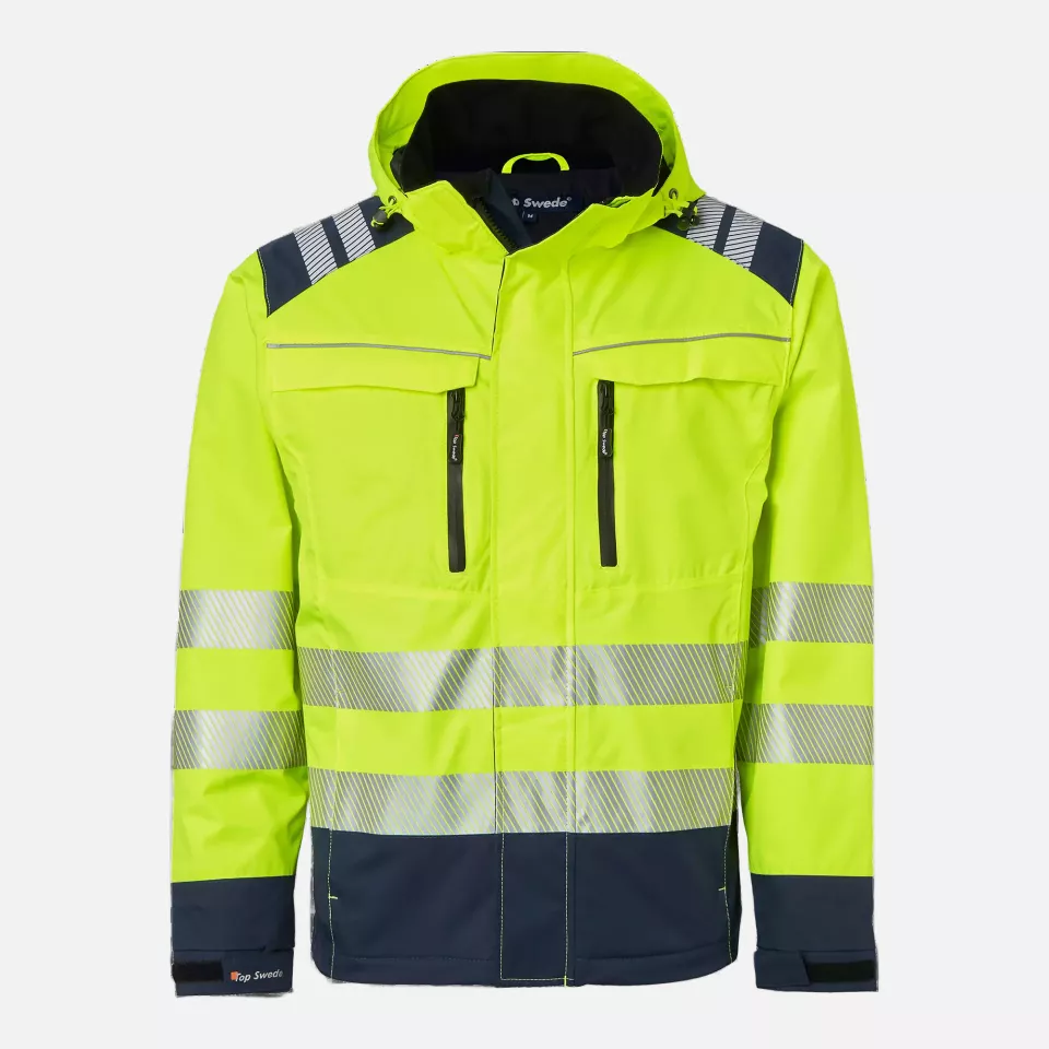 Top Swede 1000694983, Work Jacket, Yellow/Navy, image 1, gallery thumbnail
